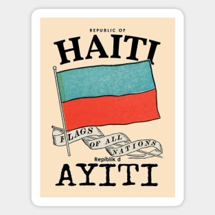 Antique Flag of Haiti Magnet